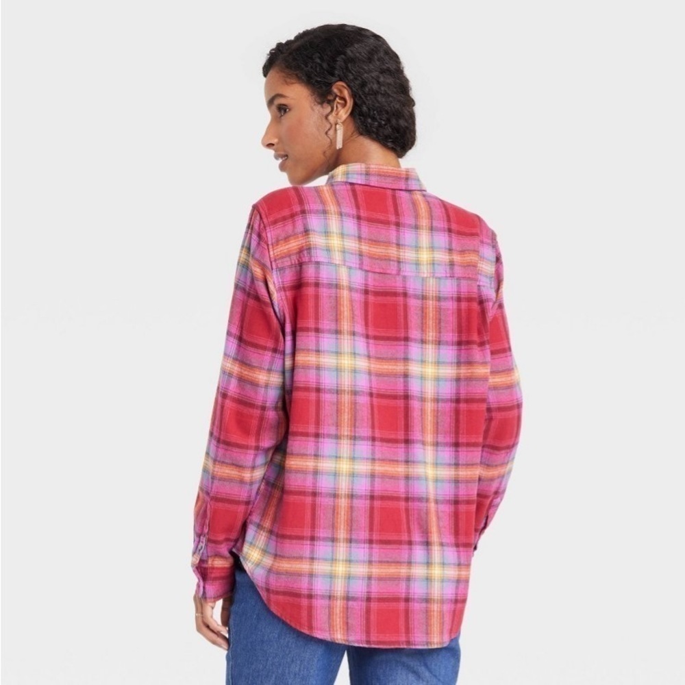 Universal thread relaxed fit flannel nwt - Picture 4 of 6